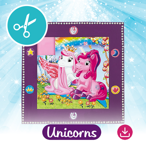 Lissy Pony Basteln Schiebe Puzzle